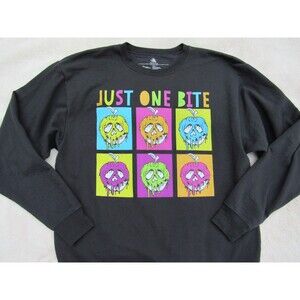 Disney Parks Sweater Snow White Just One Bite Poison Apple Size M Black